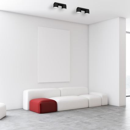 Iluminação de teto DIXIE 2xGX53/11W/230V preta