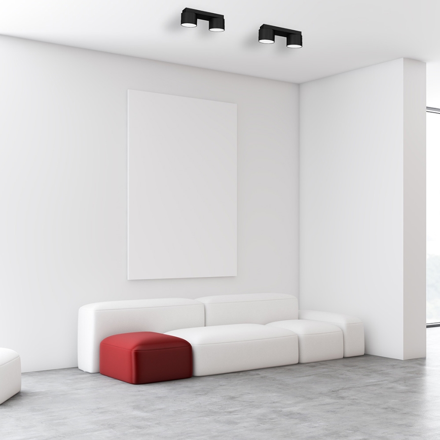 Iluminação de teto DIXIE 2xGX53/11W/230V preta