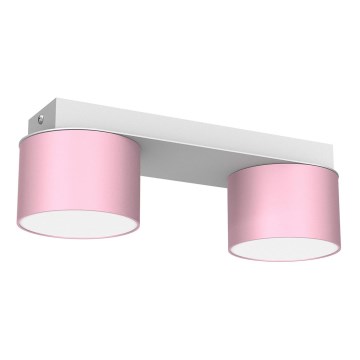 Iluminação de teto DIXIE 2xGX53/11W/230V rosa