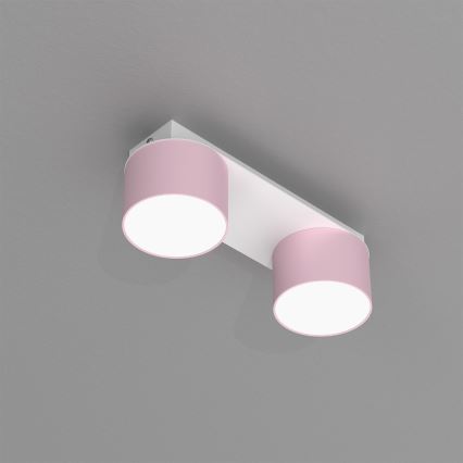 Iluminação de teto DIXIE 2xGX53/11W/230V rosa