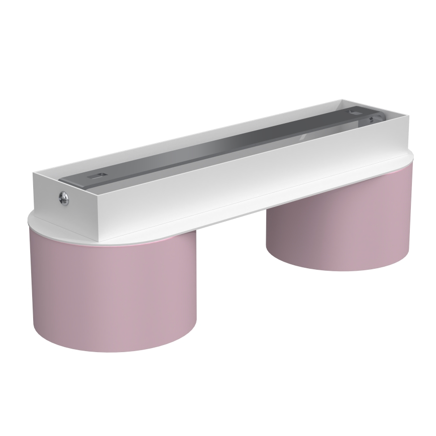 Iluminação de teto DIXIE 2xGX53/11W/230V rosa