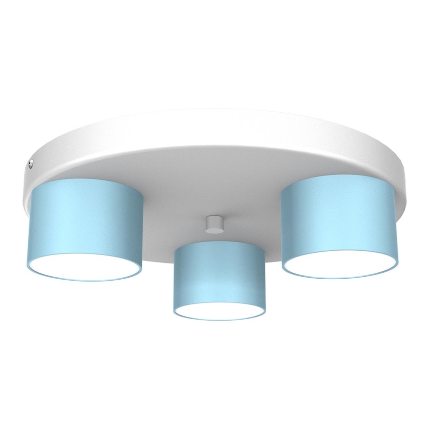 Iluminação de teto DIXIE 3xGX53/11W/230V azul