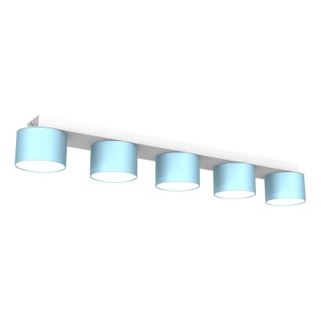 Iluminação de teto DIXIE 5xGX53/11W/230V azul