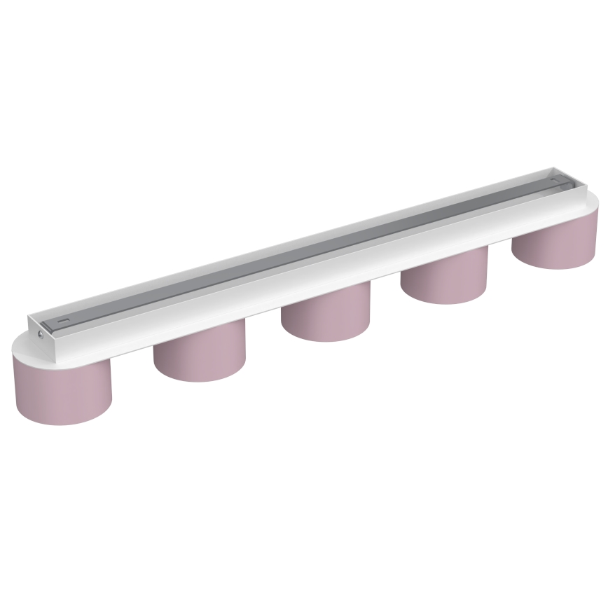 Iluminação de teto DIXIE 5xGX53/11W/230V rosa