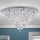 Iluminação de teto em cristal CELESTE 12xG9/40W/230V diâmetro 75 cm cromado brilhante
