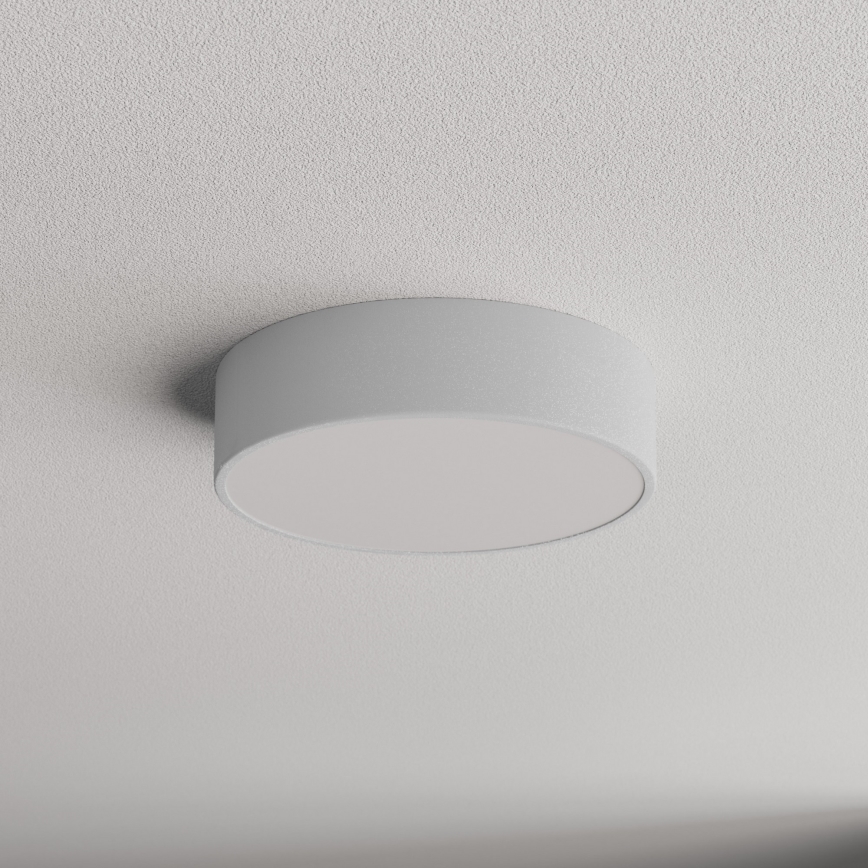 Iluminação de teto exterior com sensor CLEO 2xE27/24W/230V d. 30 cm cinzento IP54