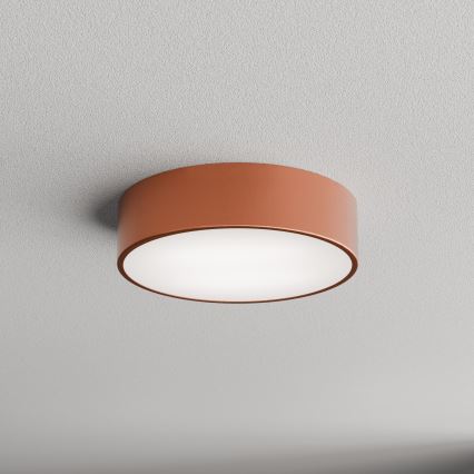 Iluminação de teto exterior com sensor CLEO 2xE27/24W/230V d. 30 cm cobre IP54
