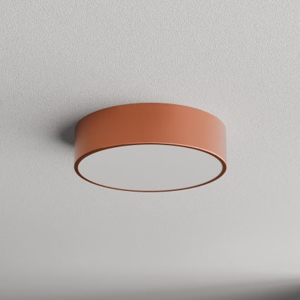 Iluminação de teto exterior com sensor CLEO 2xE27/24W/230V d. 30 cm cobre IP54