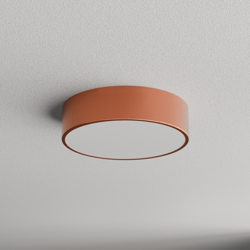 Iluminação de teto exterior com sensor CLEO 2xE27/24W/230V d. 30 cm cobre IP54