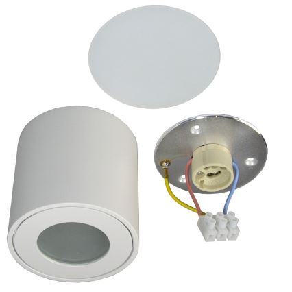 Iluminação de teto exterior FARA 1xGU10/50W/230V IP54 branca