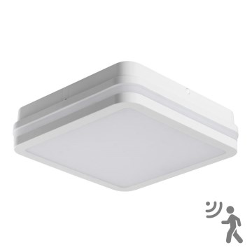 Iluminação de teto exterior LED com sensor BENO LED/18W/230V 4000K branco IP54