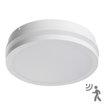 Iluminação de teto exterior LED com sensor BENO LED/18W/230V 4000K branco IP54