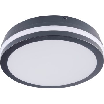 Iluminação de teto exterior LED com sensor de movimento BENO LED/12/18W/230V 3000/3500/4000K IP65 antracite redondo