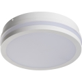 Iluminação de teto exterior LED com sensor de movimento BENO LED/12/18W/230V 3000/3500/4000K IP65 branco redondo