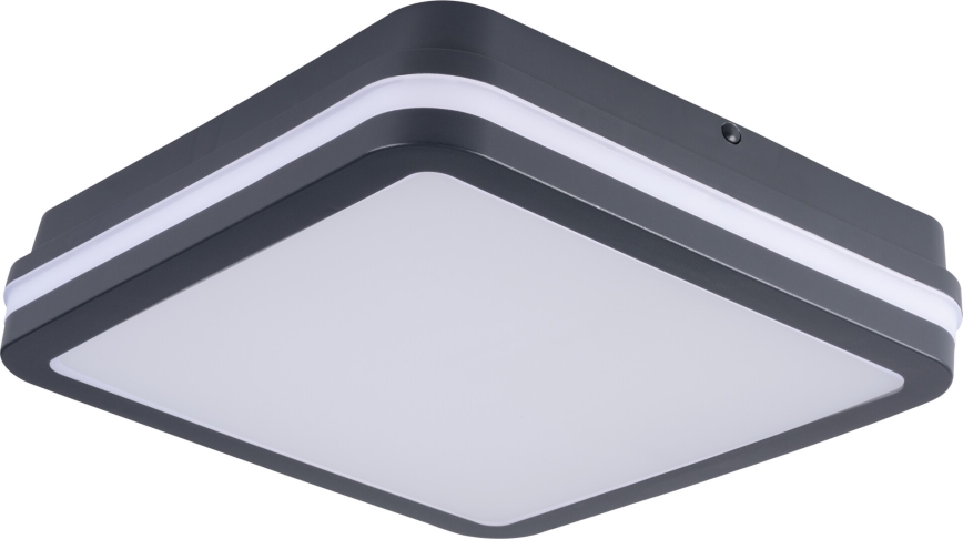 Iluminação de teto exterior LED com sensor de movimento BENO LED/24/30W/230V 3000/3500/4000K IP65 antracite angular