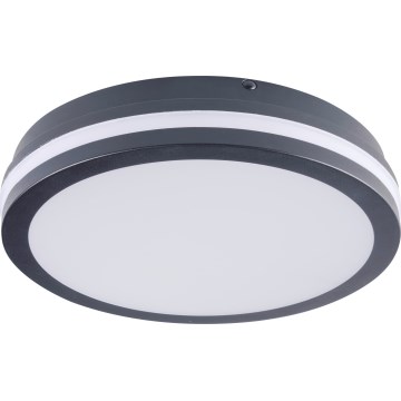 Iluminação de teto exterior LED com sensor de movimento BENO LED/24/30W/230V 3000/3500/4000K IP65 antracite redondo