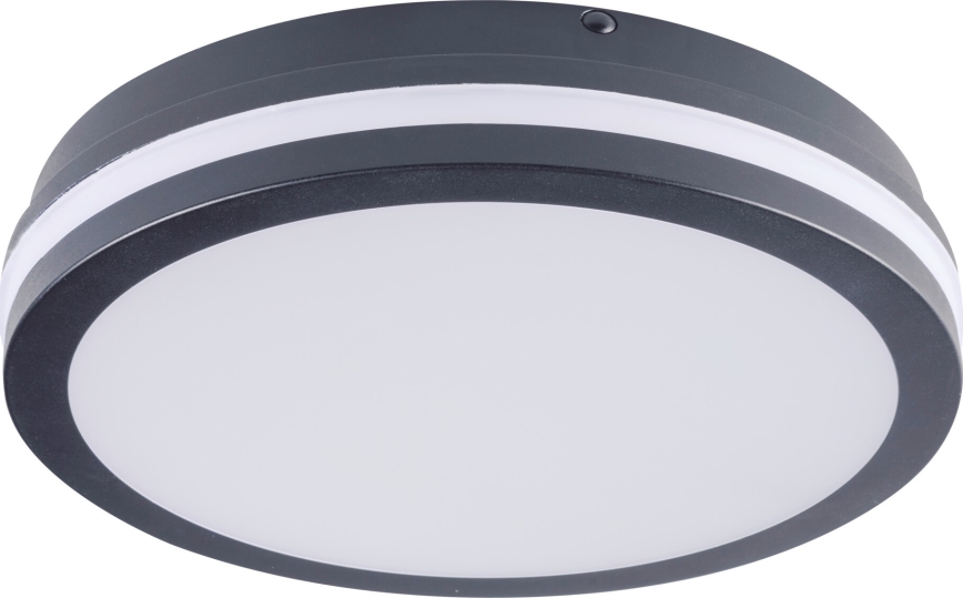 Iluminação de teto exterior LED com sensor de movimento BENO LED/24/30W/230V 3000/3500/4000K IP65 antracite redondo