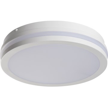 Iluminação de teto exterior LED com sensor de movimento BENO LED/24/30W/230V 3000/3500/4000K IP65 branco redondo