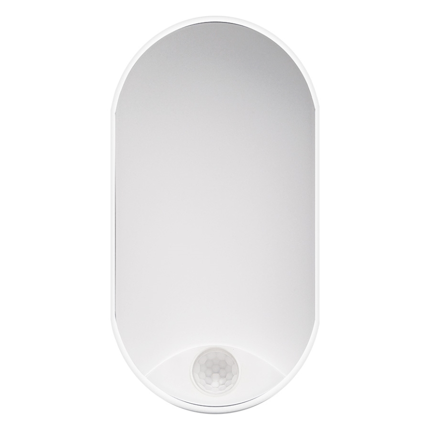 Iluminação de teto exterior LED com sensor LED/14W/230V IP54 branco