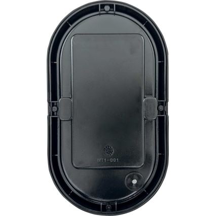 Iluminação de teto exterior LED com sensor LED/14W/230V IP54 preto