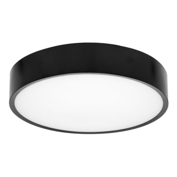 Iluminação de teto exterior LED com sensor MARTIN LED/25W/230V 3000/4000K diâmetro 35 cm IP65 preto