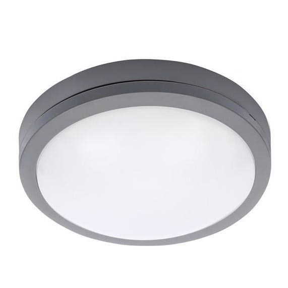 Iluminação de teto exterior LED com sensor SIENA LED/20W/230V 4000K diâmetro 23 cm IP54