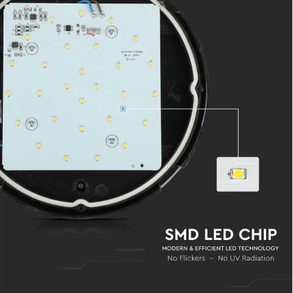 Iluminação de teto exterior LED LED/12W/230V IP54