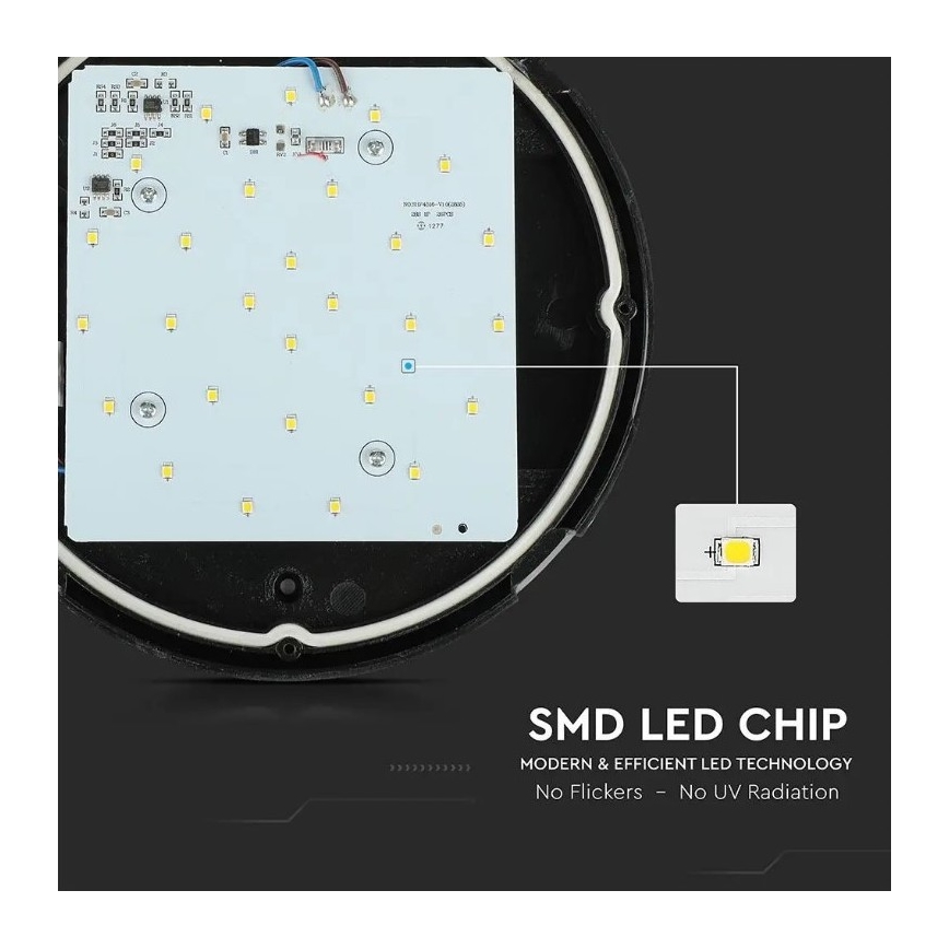 Iluminação de teto exterior LED LED/12W/230V IP54