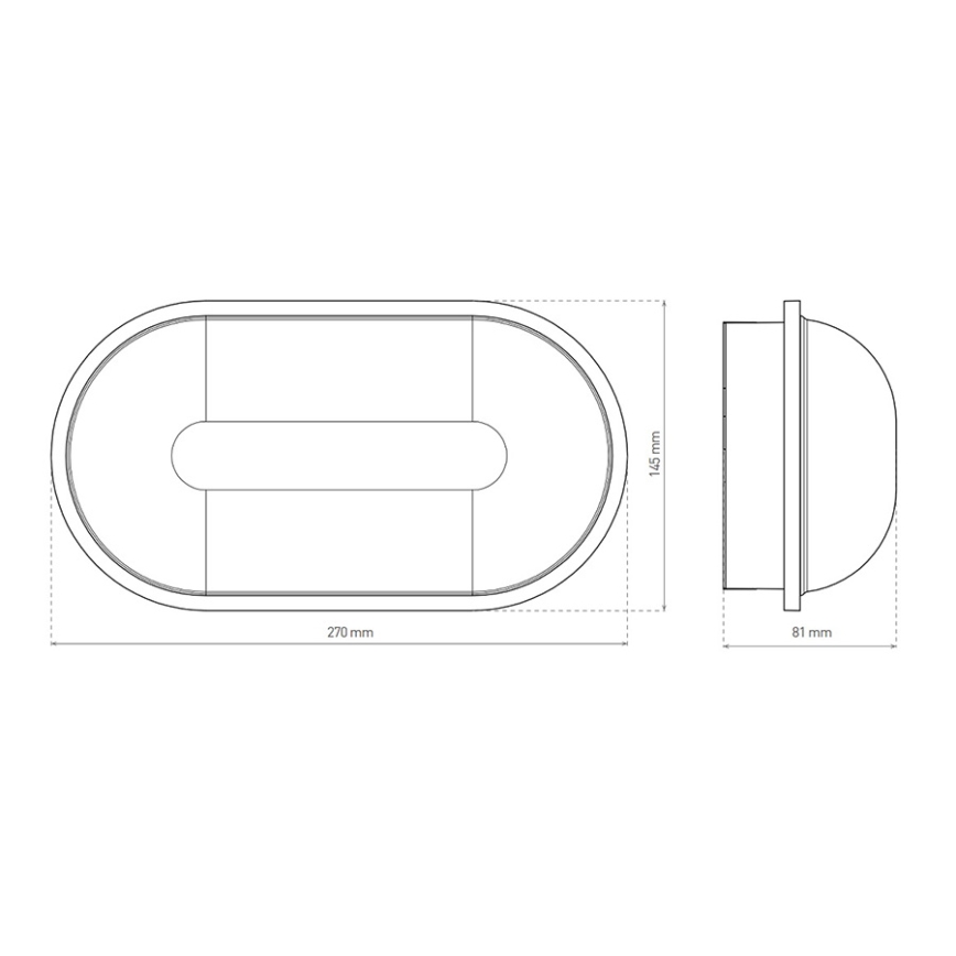 Iluminação de teto exterior LED LED/20W/230V IP65 branco