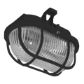 Iluminação de teto exterior OVAL 1xE27/60W/230V IP44 preto