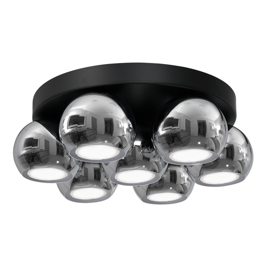 Iluminação de teto GALAXY 7xGU10/8W/230V preto