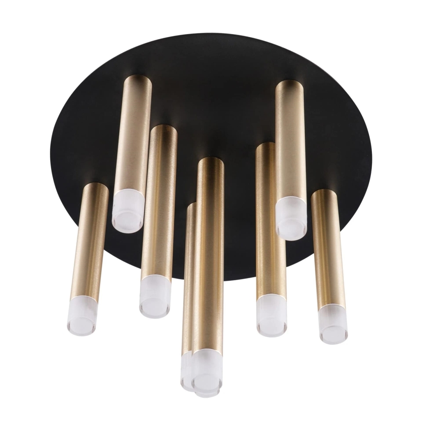 Iluminação de teto GLAM 9xG9/8W/230V dourado