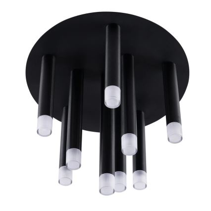Iluminação de teto GLAM 9xG9/8W/230V preto