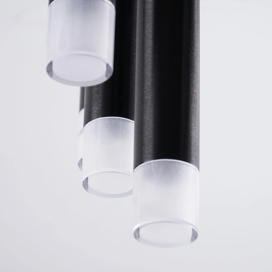 Iluminação de teto GLAM 9xG9/8W/230V preto