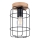 Iluminação de teto GOTTO 1xE27/15W/230V preto/faia