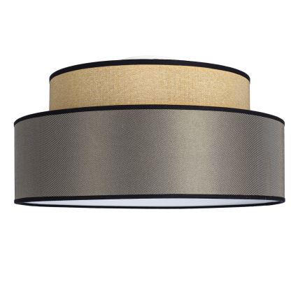 Iluminação de teto GRACE 1xE27/60W/230V bege/castanho