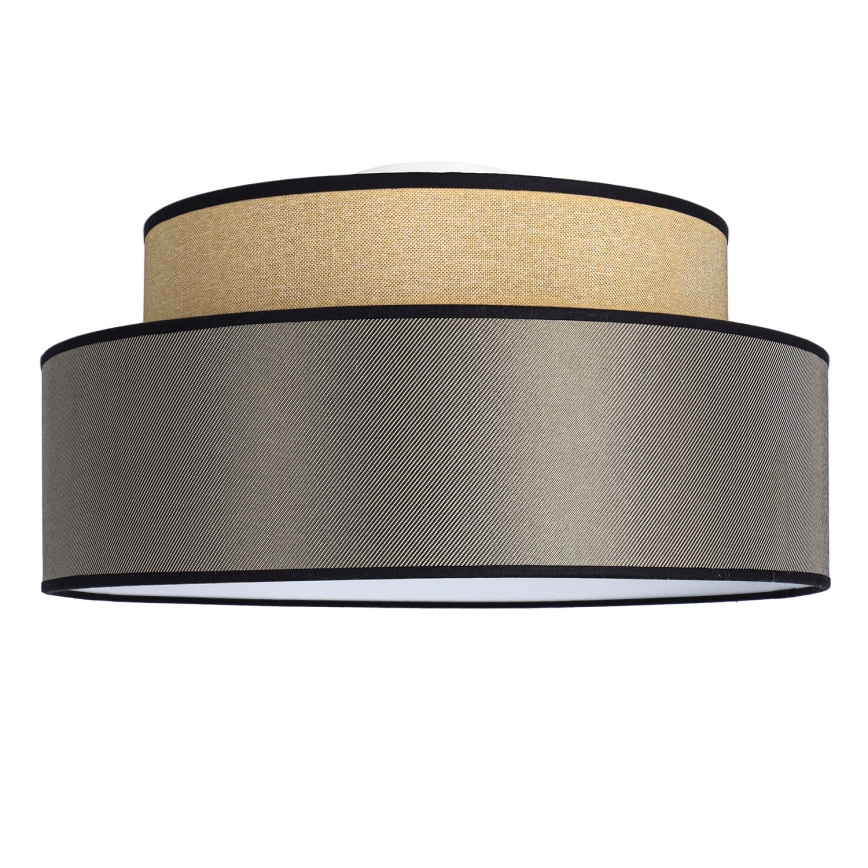 Iluminação de teto GRACE 1xE27/60W/230V bege/castanho
