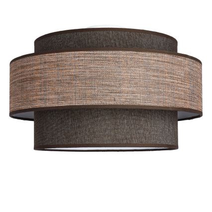 Iluminação de teto GRACE 1xE27/60W/230V castanho/bege