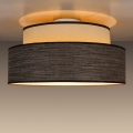 Iluminação de teto GRACE 1xE27/60W/230V diâmetro 40 cm creme/castanho