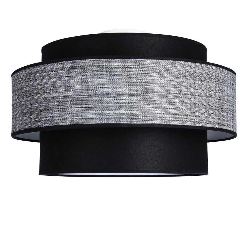 Iluminação de teto GRACE 1xE27/60W/230V preto/cinzento