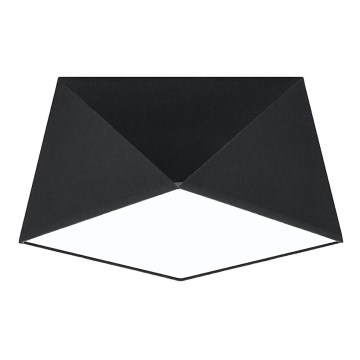 Iluminação de teto HEXA 1×E27/60W/230V Preto