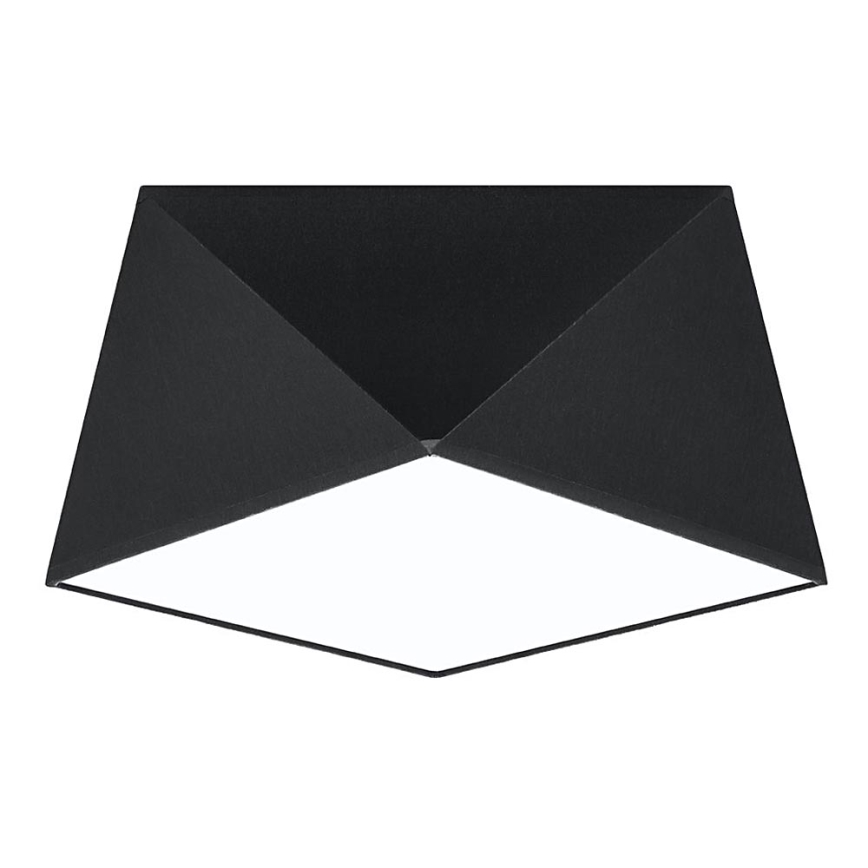 Iluminação de teto HEXA 1×E27/60W/230V Preto