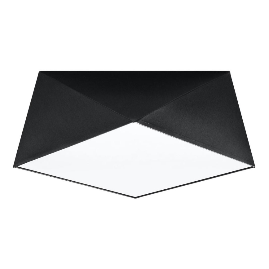 Iluminação de teto HEXA 2xE27/60W/230V preto