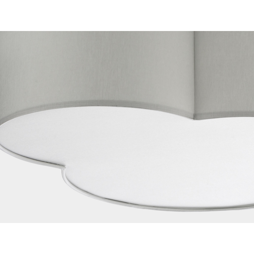 Iluminação de teto infantil CLOUD 4xE27/15W/230V cinzento