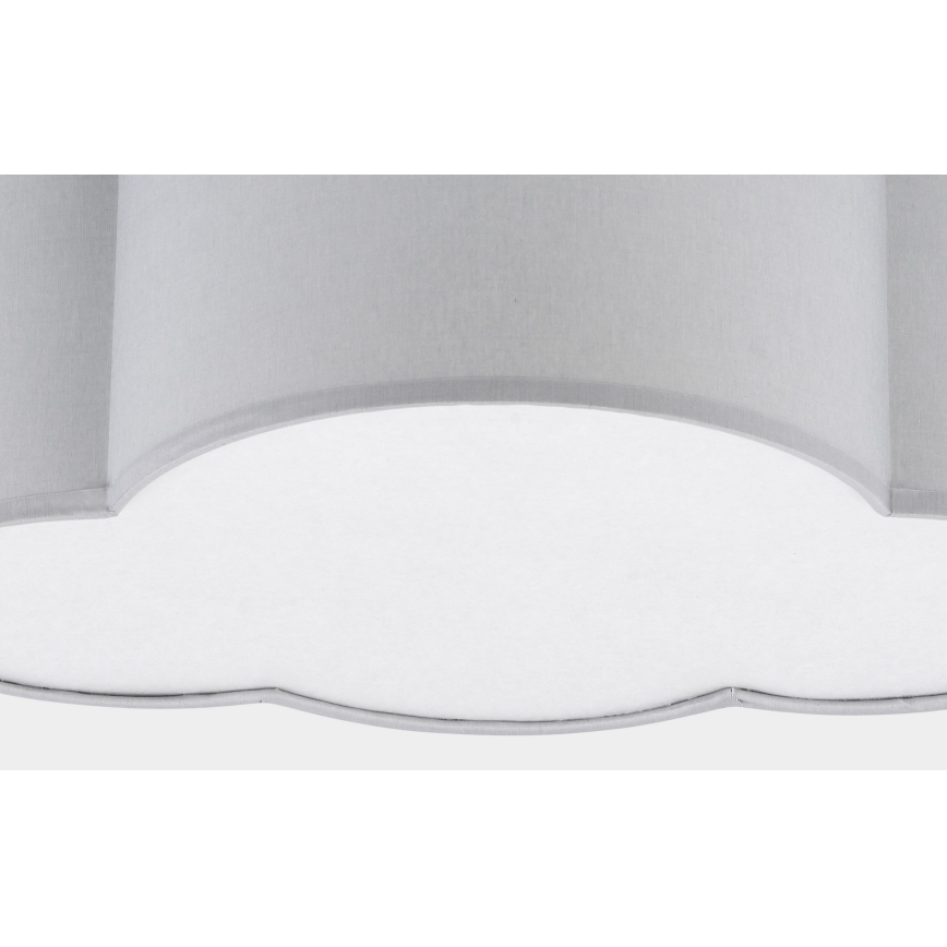 Iluminação de teto infantil CLOUD MINI 2xE27/15W/230V cinzento