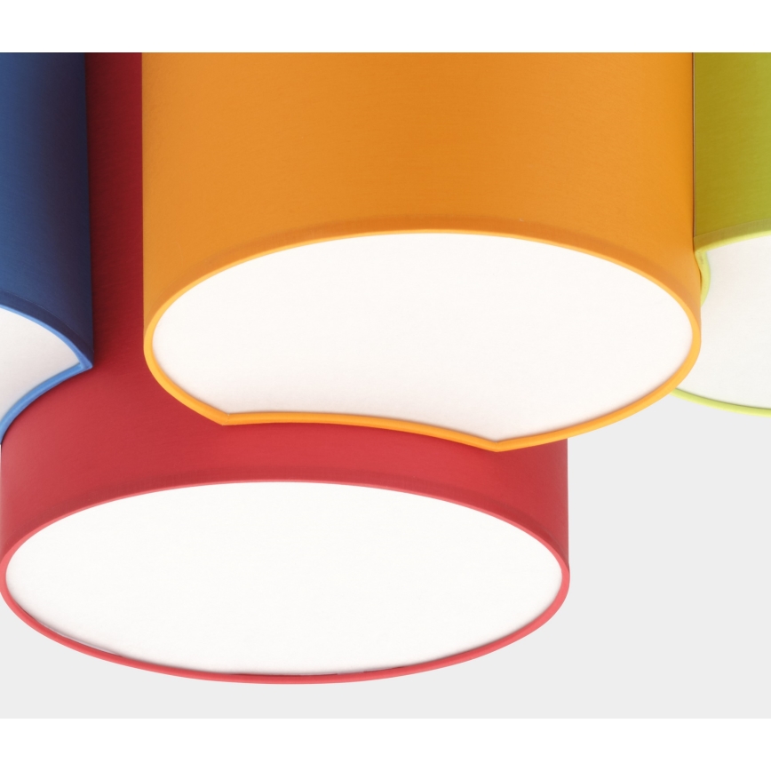 Iluminação de teto infantil MONA KIDS 4xE27/15W/230V