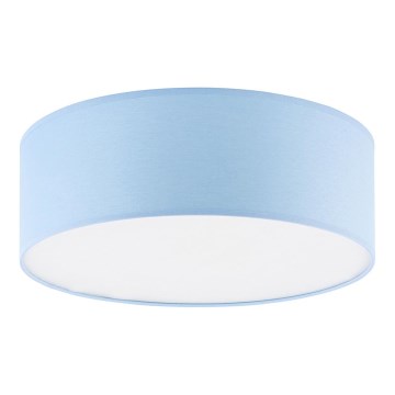 Iluminação de teto infantil RONDO KIDS 4xE27/15W/230V azul