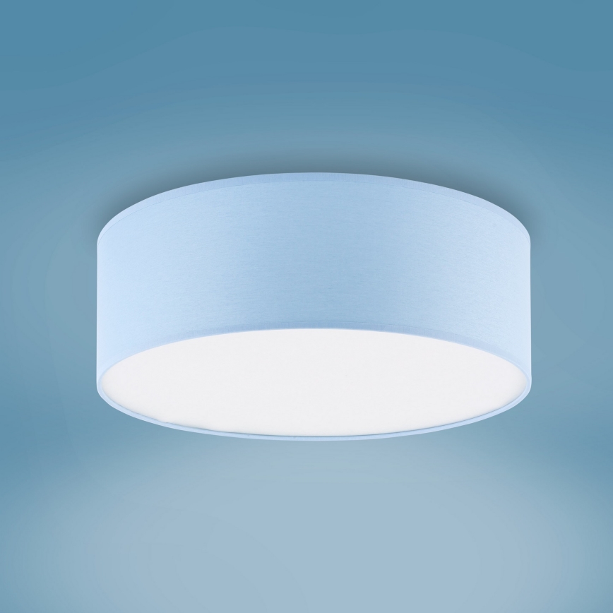 Iluminação de teto infantil RONDO KIDS 4xE27/15W/230V azul
