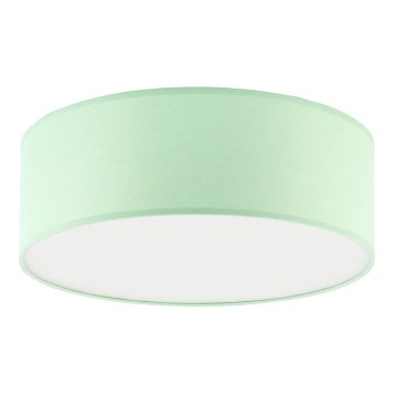 Iluminação de teto infantil RONDO KIDS 4xE27/15W/230V verde