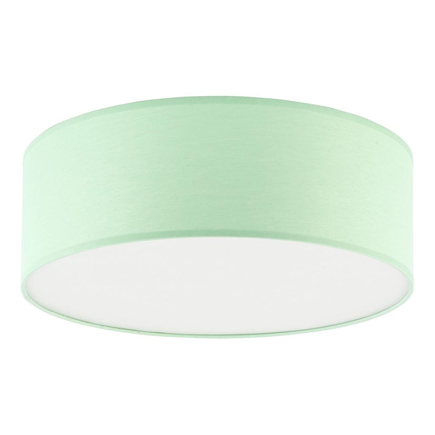 Iluminação de teto infantil RONDO KIDS 4xE27/15W/230V verde